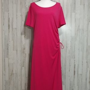 NWT Lane Bryant Pink Short Sleeve Dress